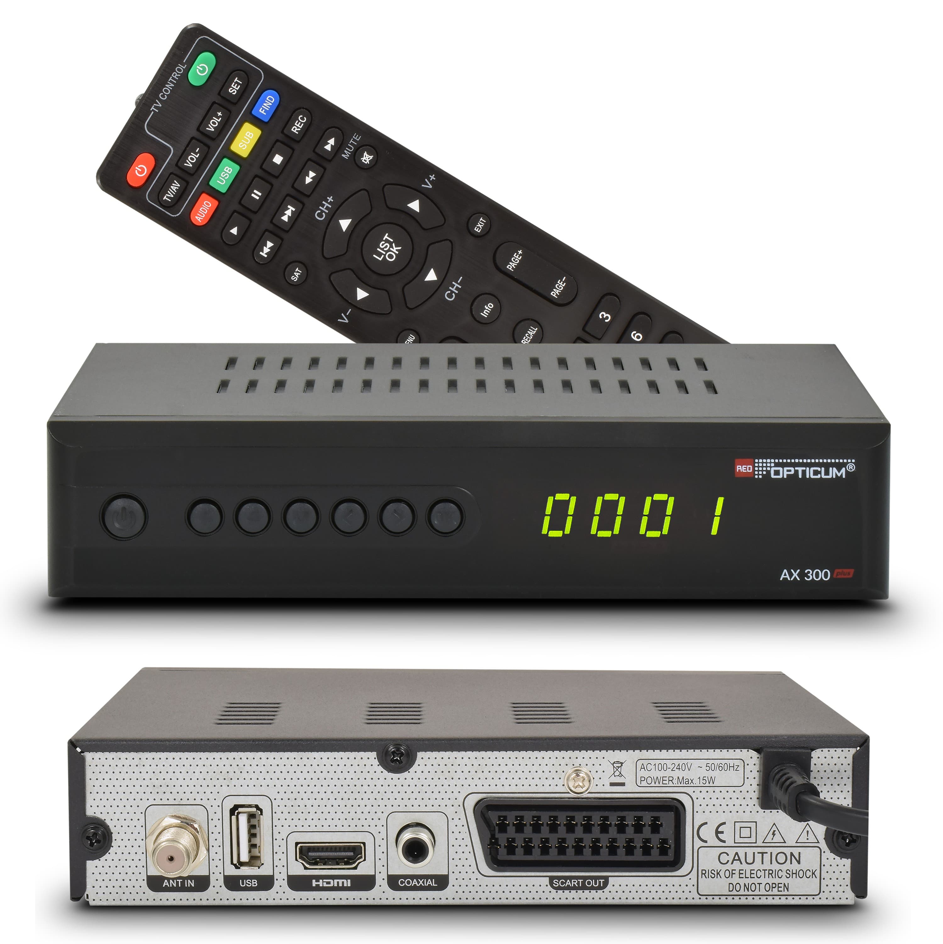 Opticum HD AX 300 Satellite TV Receiver product image