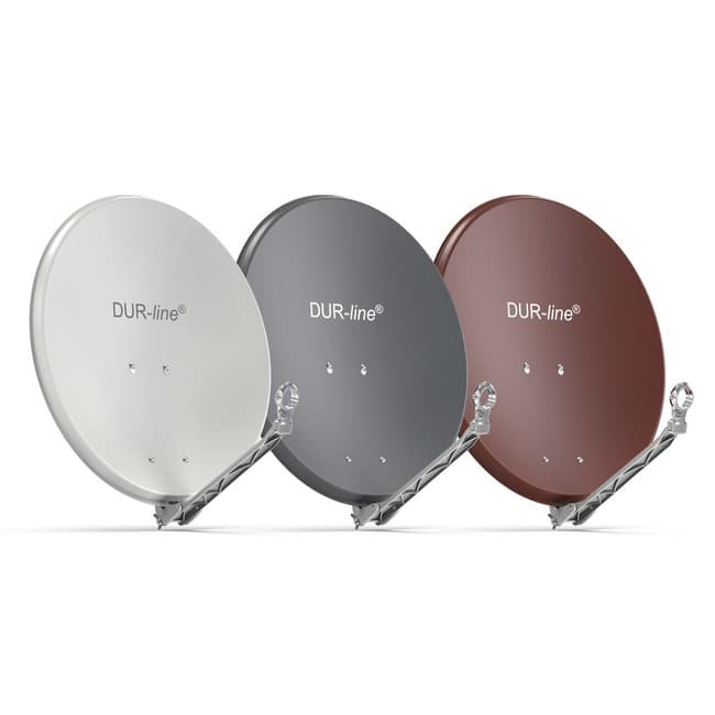 Aluminium satellite dish HD satellite antenna DUR-line select 60/65 cm aluminium mirror product image