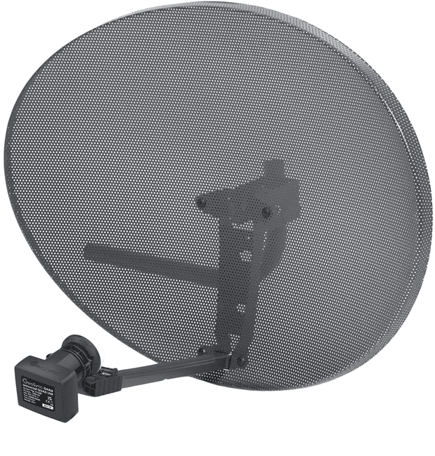 80cm Zone 2 Satellite Dish & Mk4 Quad LNB for Sky Freesat HD POLSAT Hotbird product image